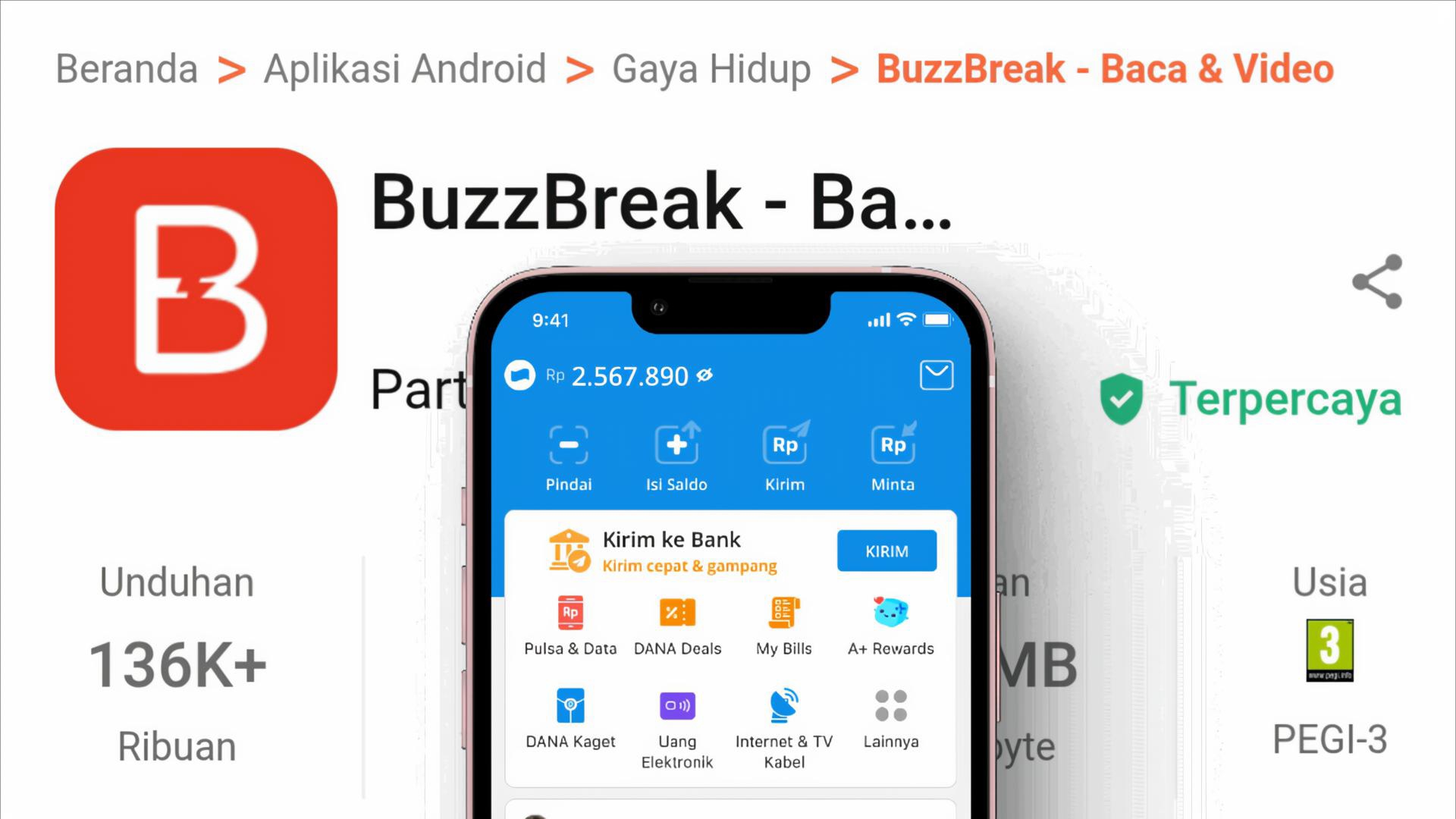 GAMPANG Banget! Begini Cara Dapat Saldo DANA Gratis dari Aplikasi BuzzBreak