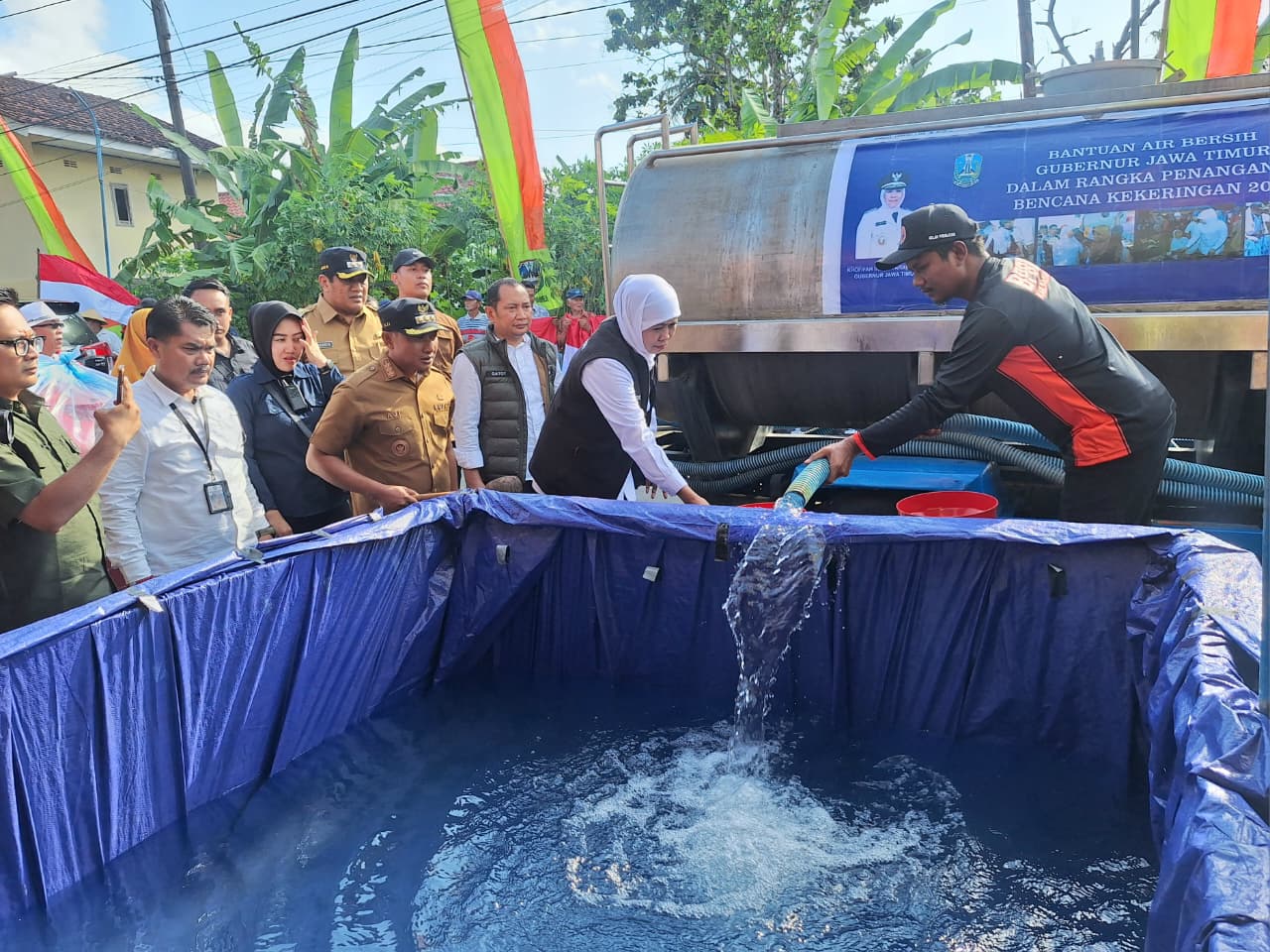 Pacitan Krisis Air, BPBD Jatim Kirim 11 Ribu Liter Bantuan