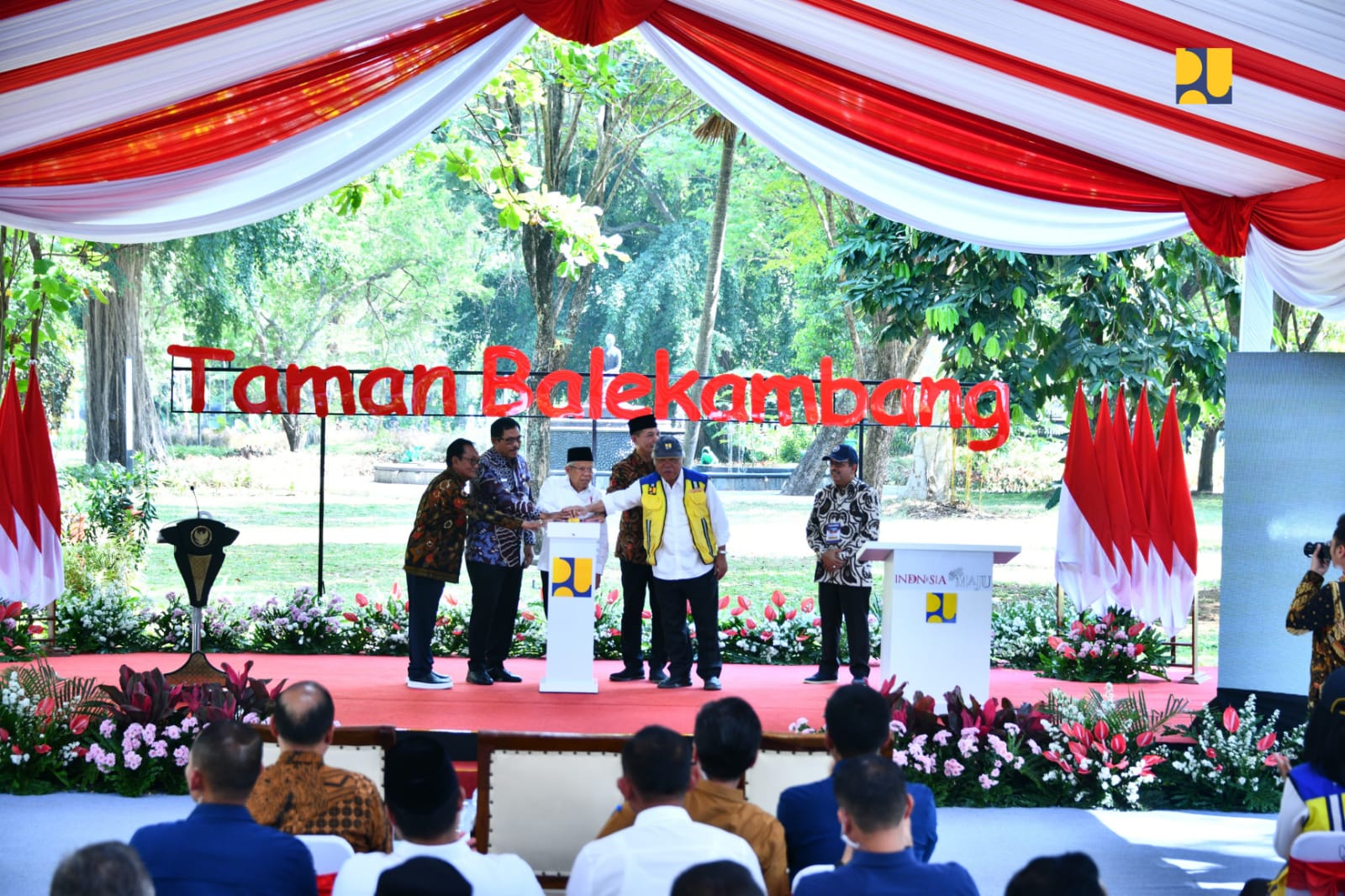 Wapres Ma'ruf Amin Resmikan Penataan Taman Balekambang di Surakarta Senilai Rp 170 Miliar 