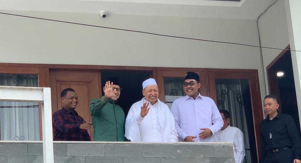 Datangi Hamza Haz, Cak Imin Tanyakan Cara Jadi Cawapres: Saya Dikasih Doanya, Insya Allah Akan Diamalkan 