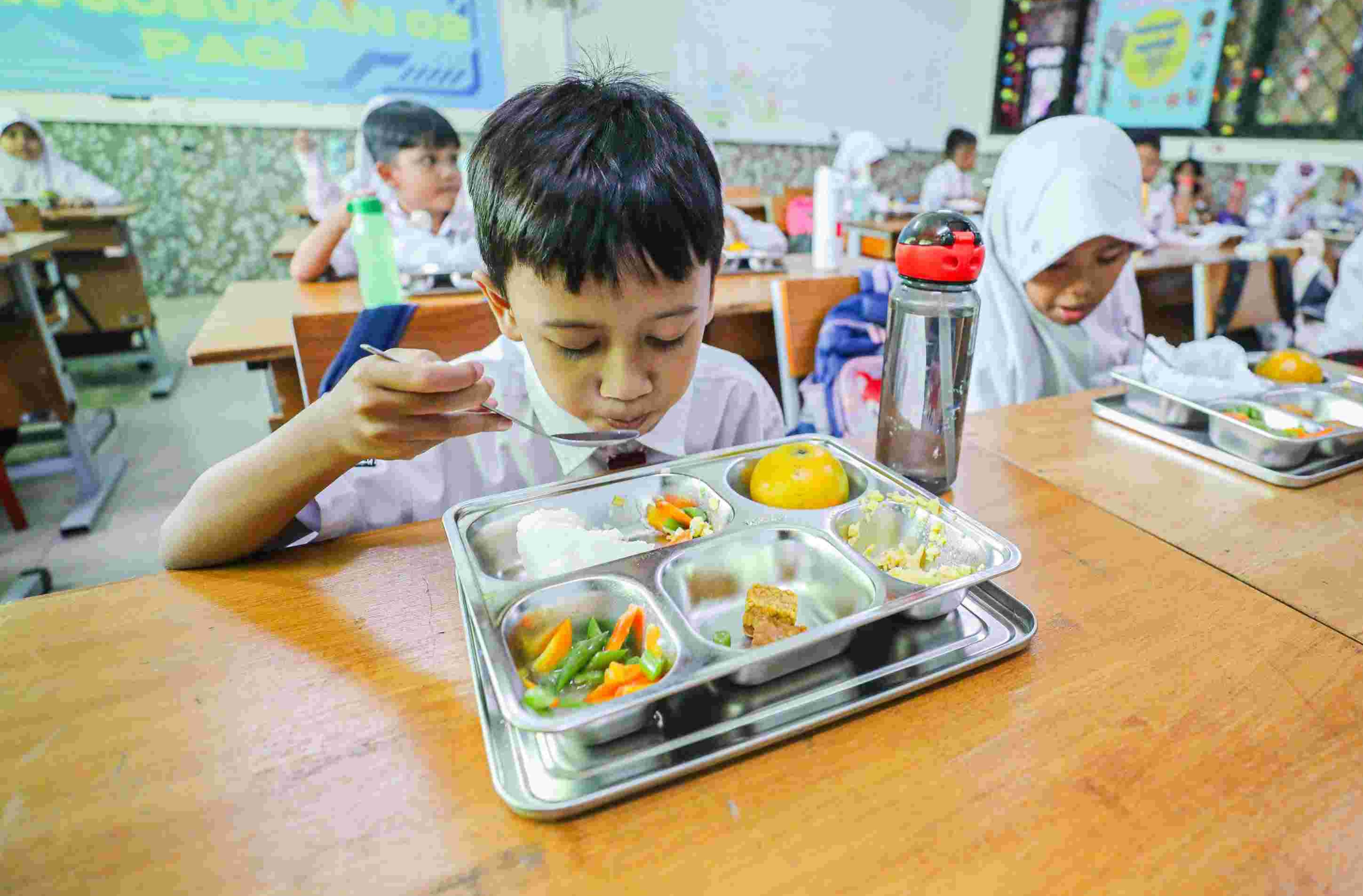 12 Ribu Siswa di Jakarta Nikmati Makan Bergizi Gratis Hari Kedua