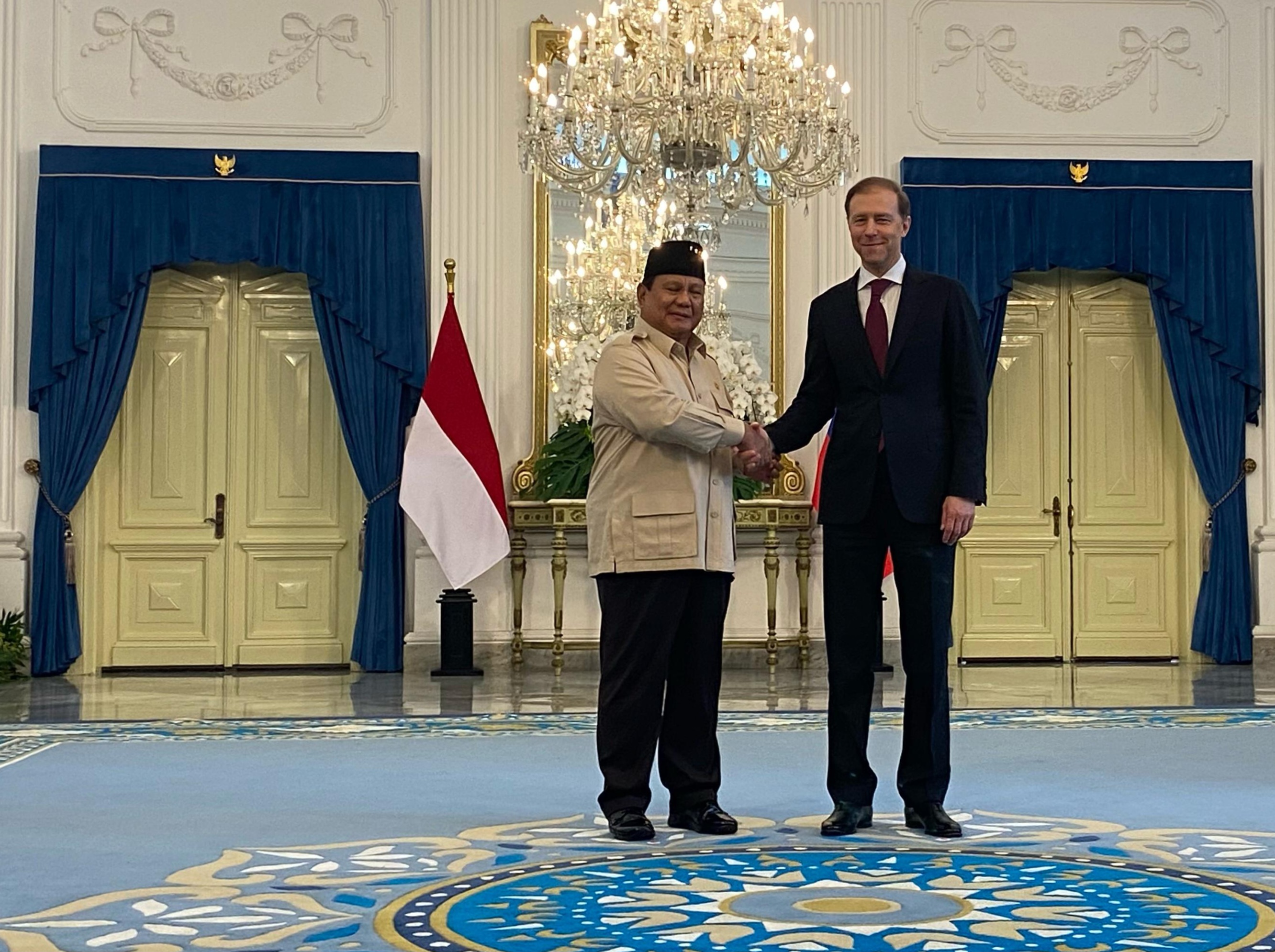 Temui Prabowo, Wakil PM Denis Manturov Minta Penerbangan dari Indonesia ke Rusia Ditambah