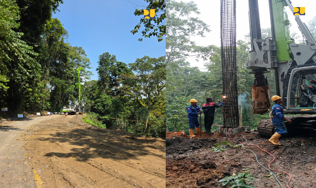 Pekerjaan Bore Pile di Jalur Gumitir dimulai, Diperkirakan akan Memakan Waktu Lima Bulan