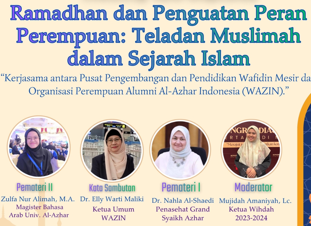 Sambut Ramadan, Wazin Indonesia Perkuat Narasi Keteladanan Perempuan dalam Sejarah Islam