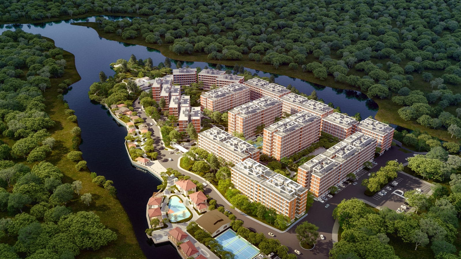 Rekomendasi Hunian Rasa Resor di Sawangan untuk Keluarga Muda, View Danau Desain Jepang