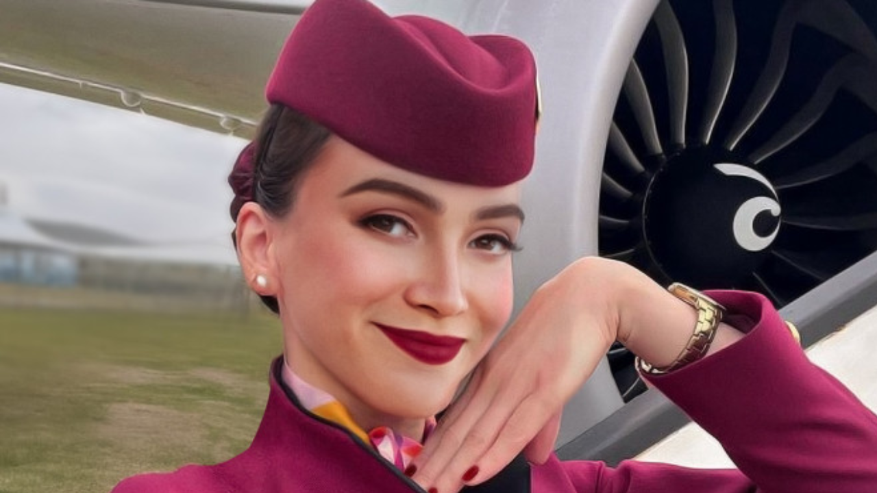 Sosok Cantik 'Sama', Pramugari AI dari Qatar Airways yang Kini Tampil di Medsos