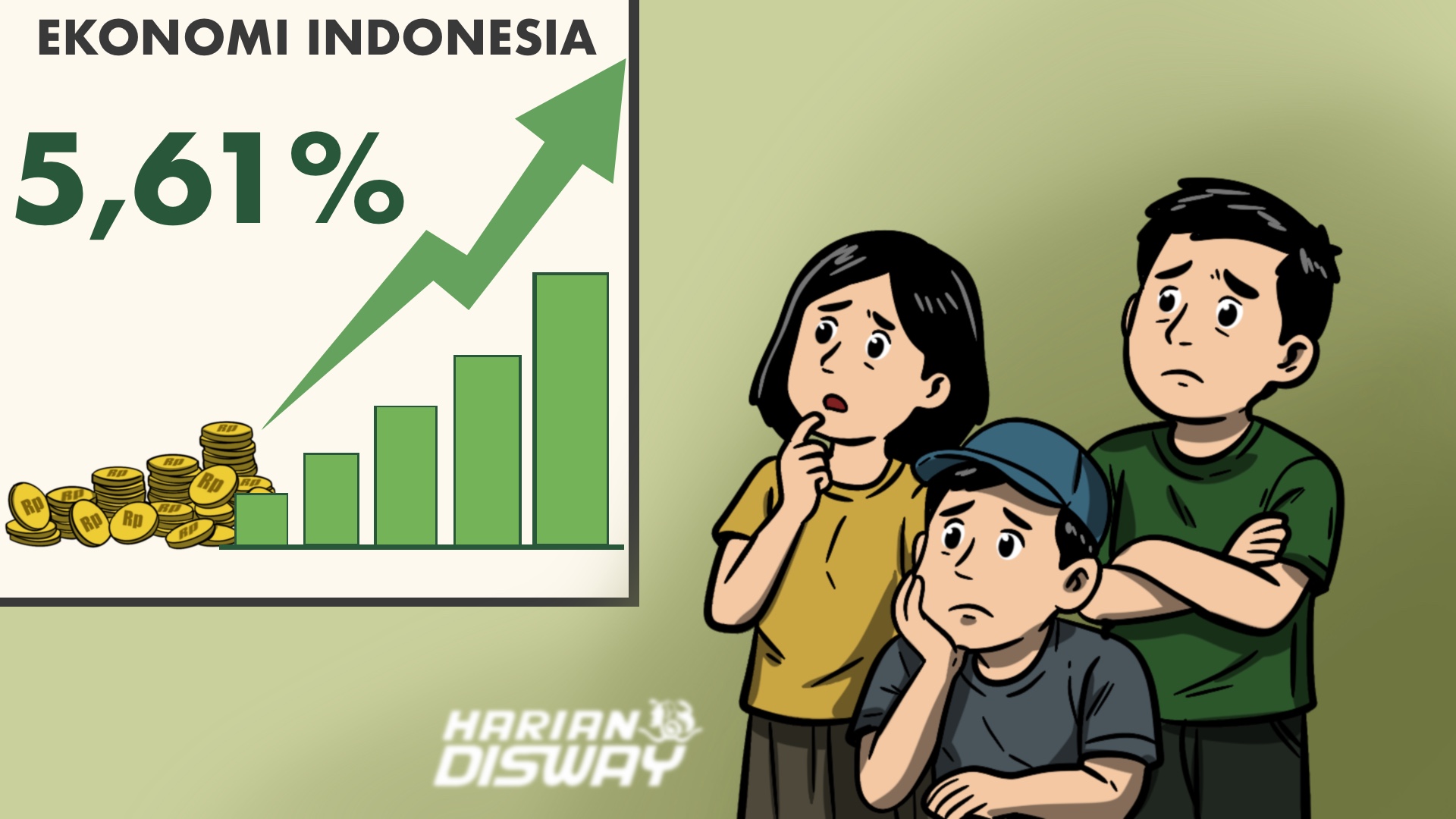 Angka Ekonomi Cantik, tetapi Hidup Masih Sulit