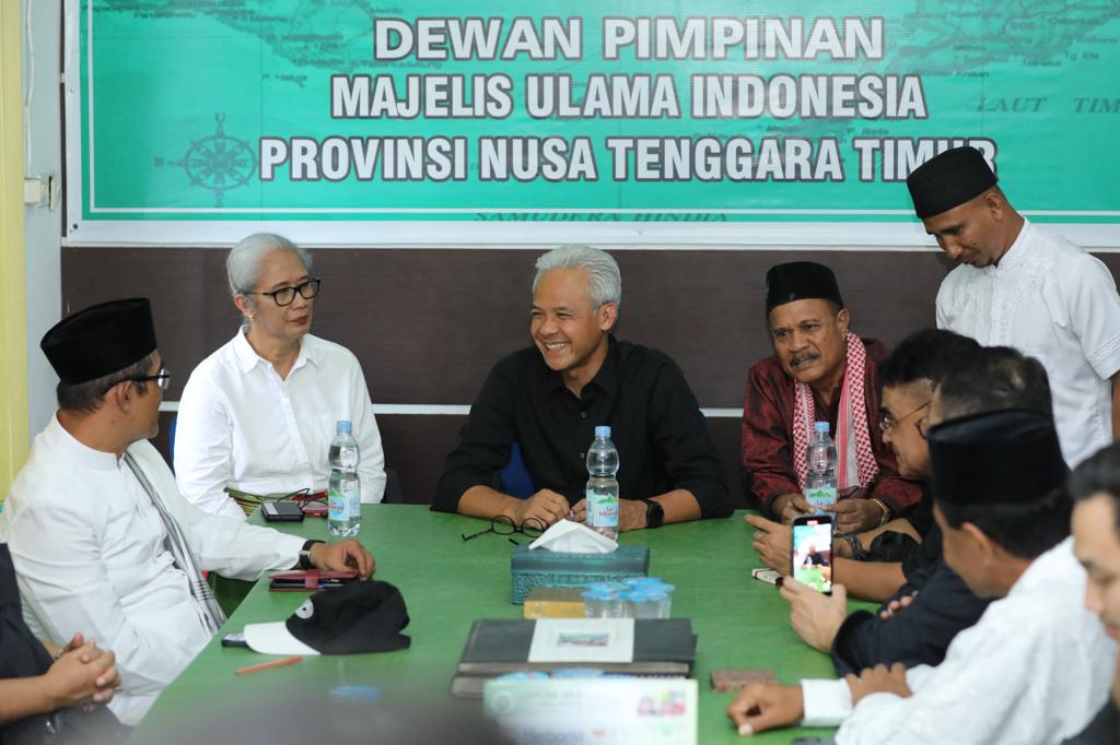  Ganjar, Ulama, dan Tokoh Masyarakat NTT Sepakat Jaga Toleransi 