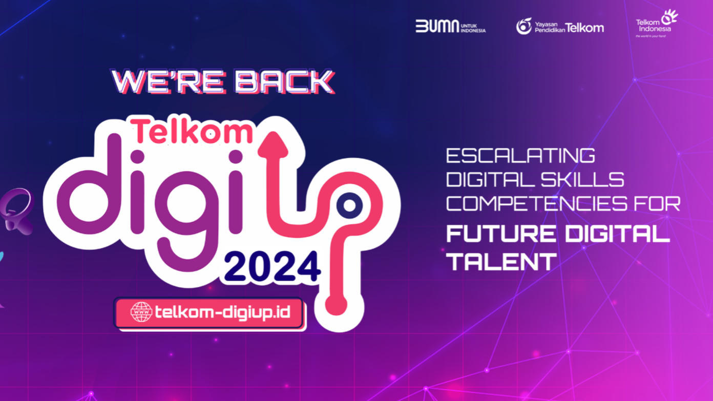 Kembali Hadir! Telkom Ajak Pelajar Indonesia Kembangkan Talenta Digital Melalui Telkom DigiUP 2024