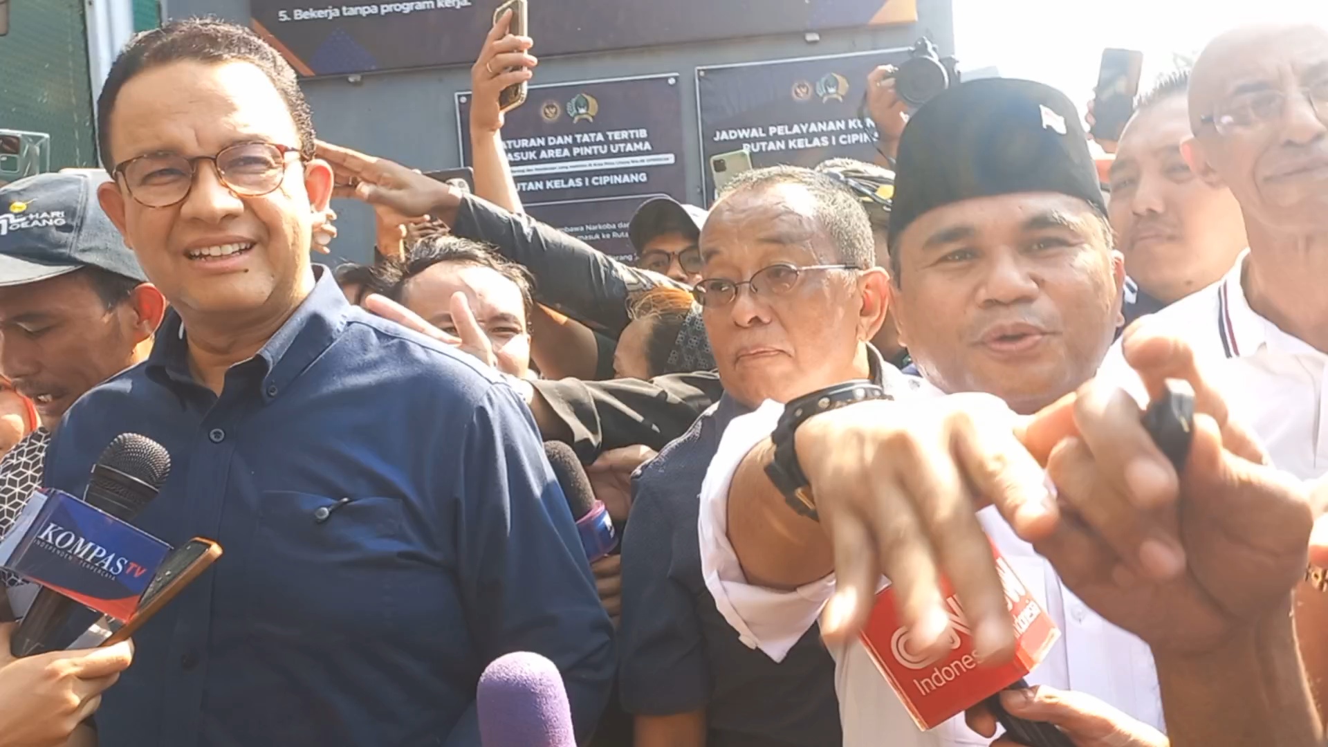 Anies Baswedan hingga Said Didu Kembali Datang ke Rutan Cipinang: Setia Menanti Kebebasan Tom Lembong