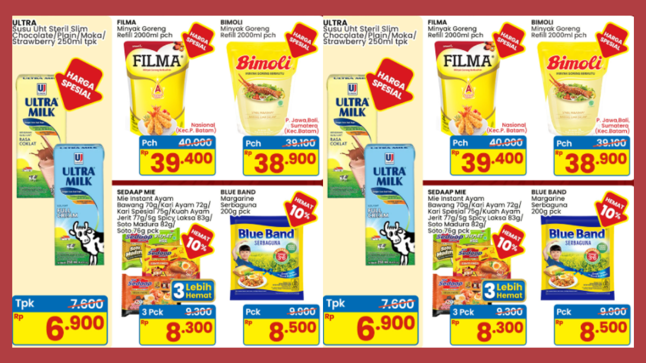 Katalog Promo Indomaret Sepekan 1-7 September 2025, Minyak Goreng Sania-Bimoli 2L Mulai Rp37.000
