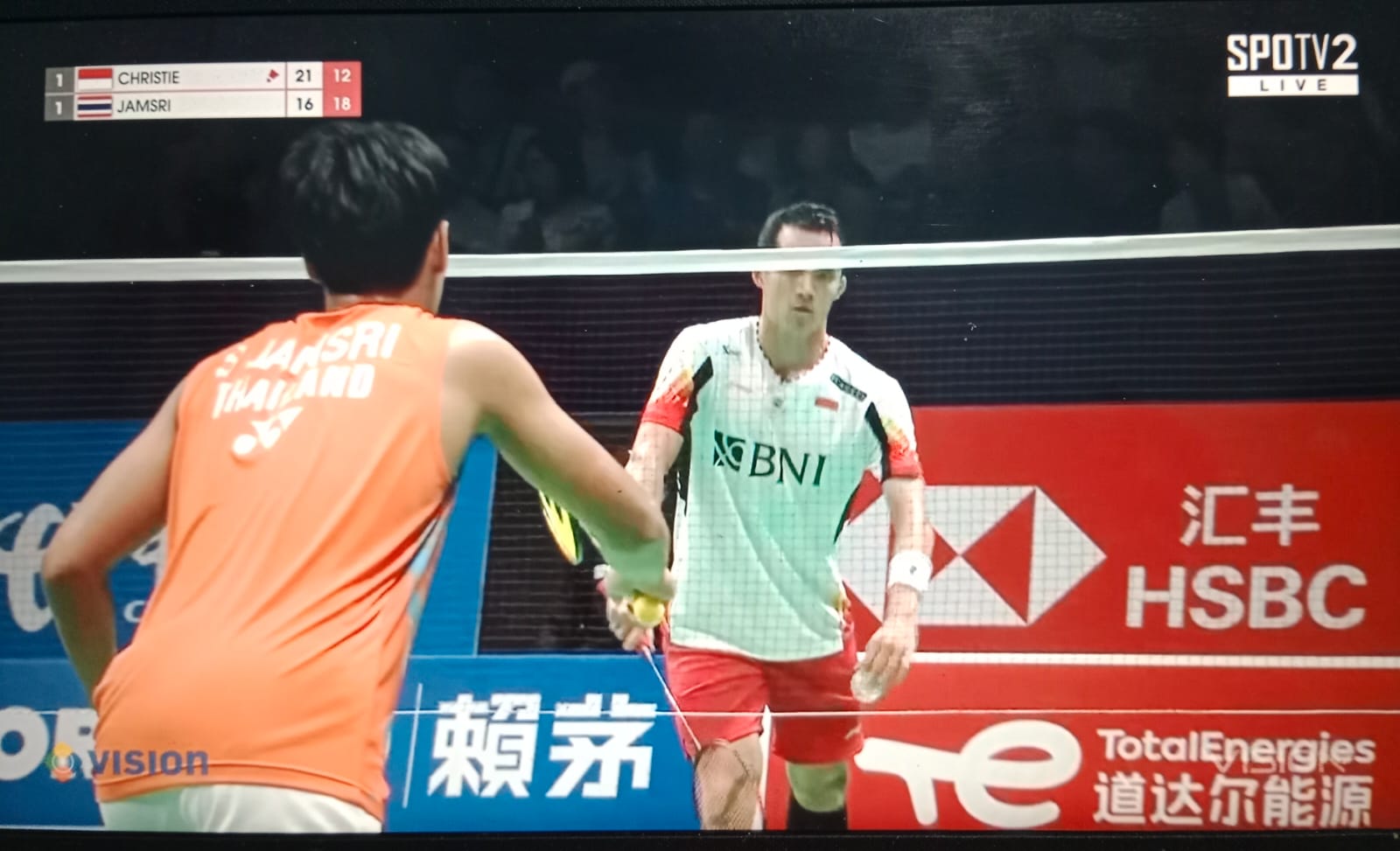 Jonatan Christie Menang Rubber Game Lawan Jamsri, Skor Indonesia VS Thailand Unggul 2-1 di Thomas Cup 2024 