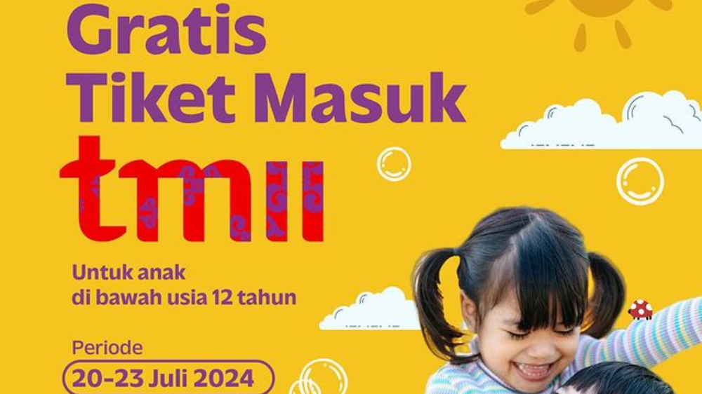 Sambut Hari Anak Nasional, Taman Mini Indonesia Indah Gratis Tiket Masuk 20-23 Juli 2024