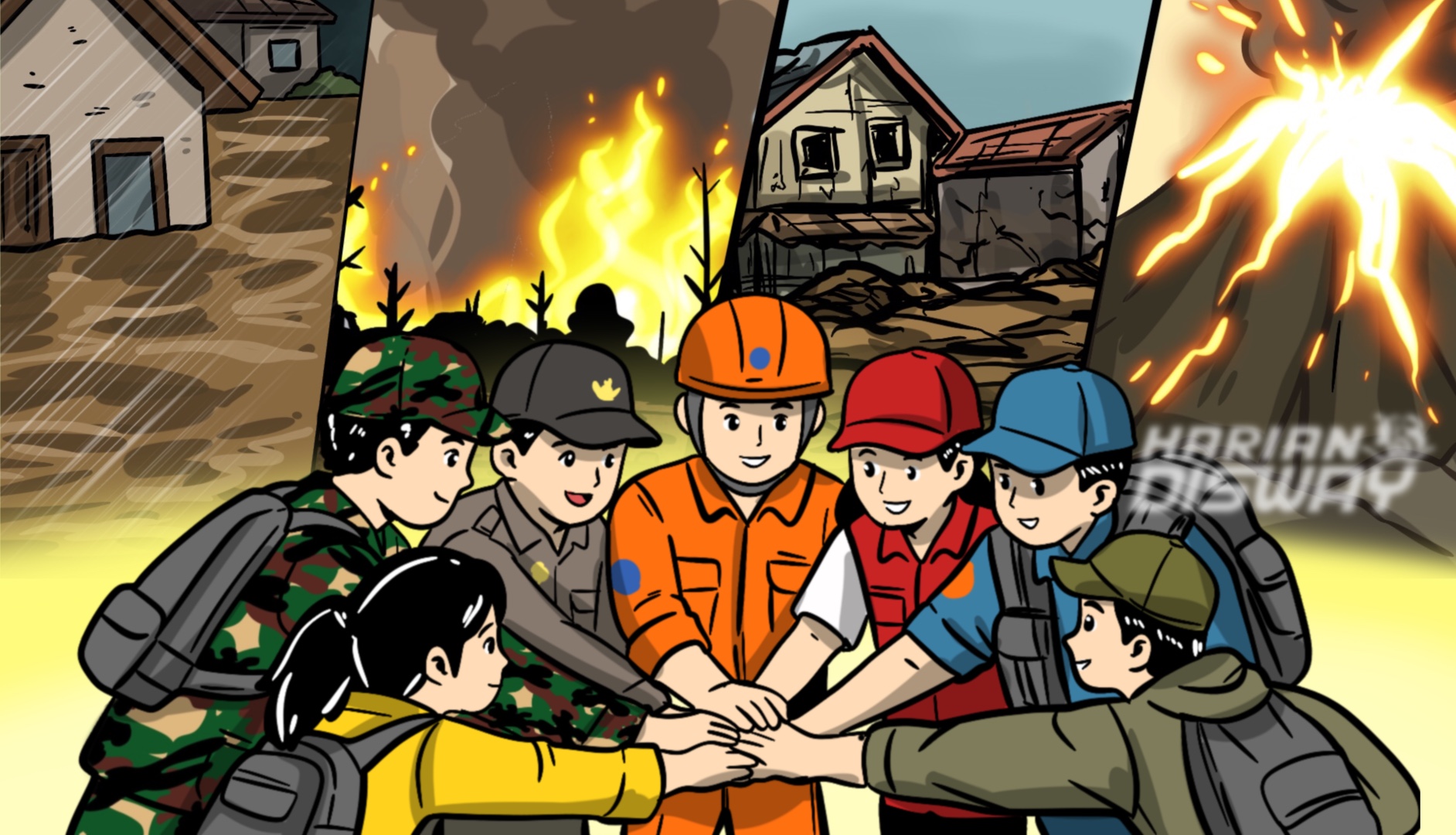 Komunikasi, Solidaritas, dan Negara saat Bencana