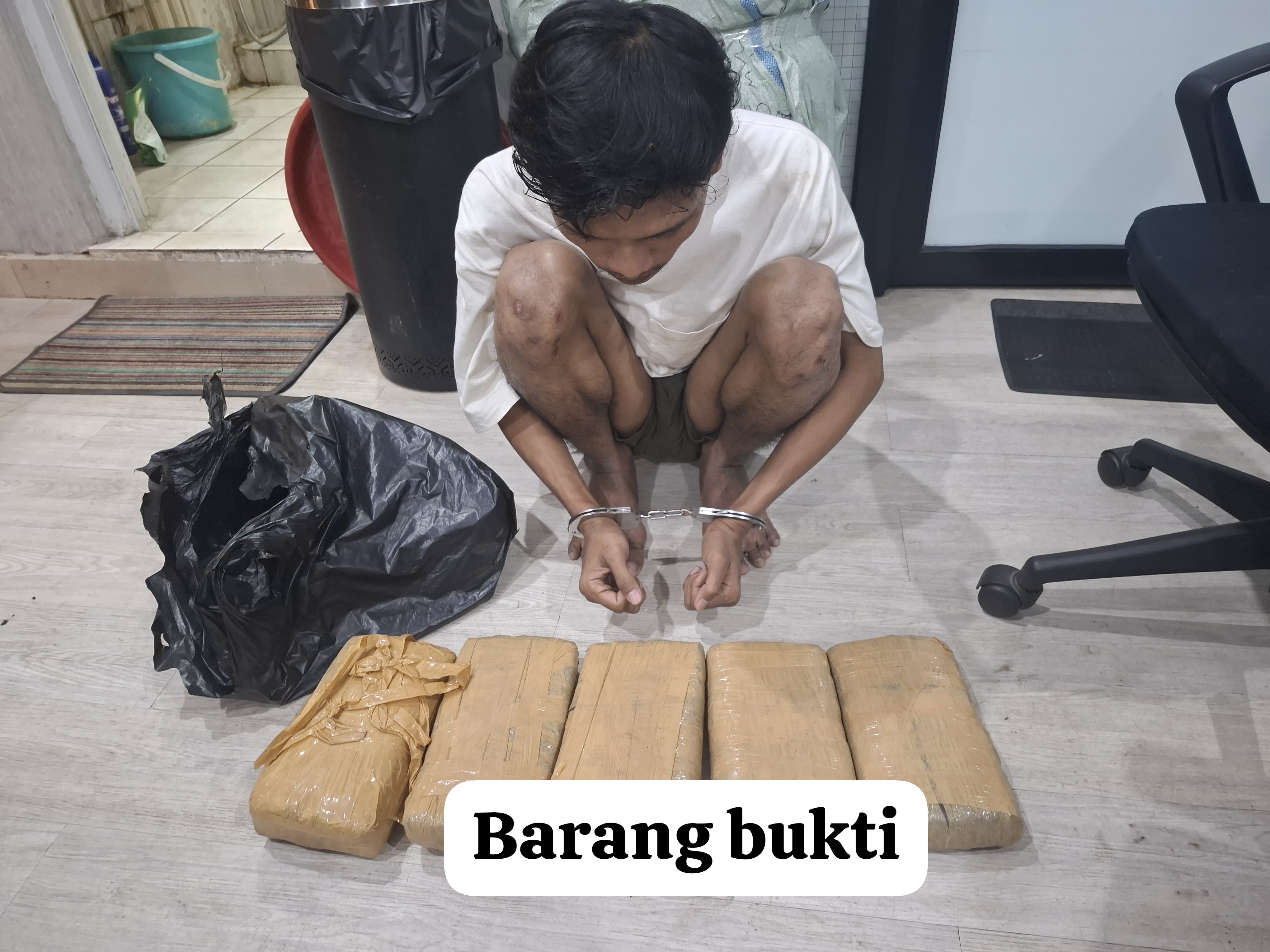 Peredaran Narkoba di Ciracas Terbongkar, 5 Kg Ganja Nyaris Beredar
