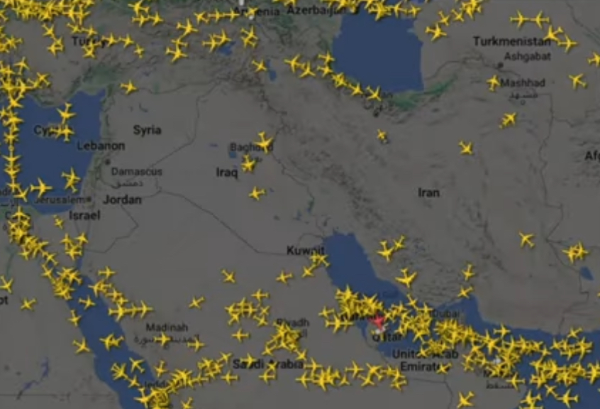 Ruang Wilayah Penerbangan Udara di Seluruh Timur Tengah Ditutup, Imbas Iran Serang Israel