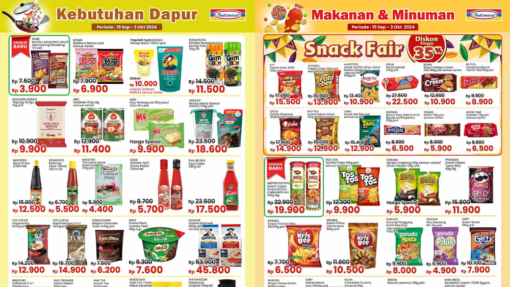 Katalog Promo Indomaret Hari ini 19 September 2024, Beli ABC Kecap Manis Dapat Diskon Minyak Goreng Rp10 Ribu 