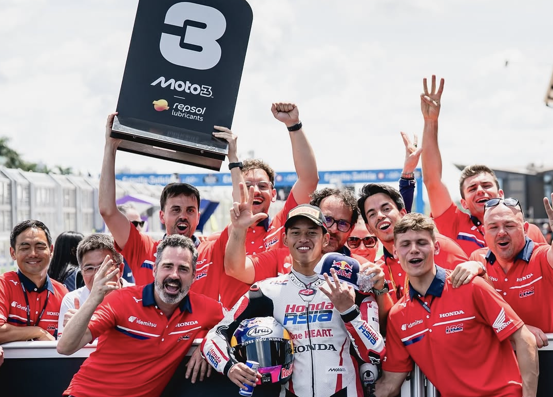 3 Sejarah Gila Veda Ega Pratama di Moto3 Brasil 2026, Libas 6 Pembalap hingga Podium