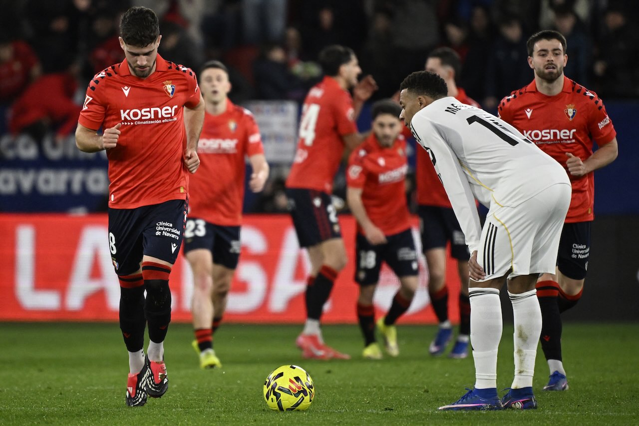 Osasuna vs Madrid 2-1, Los Blancos Kecolongan di Menit 90