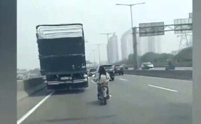 Viral Pemotor Wanita yang Masuk Jalan Tol di Pademangan Ternyata Depresi Sejak Orangtuanya Meninggal