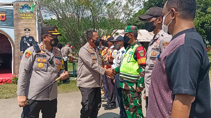 Kapolda Turun Cek Jalur Tol, Jalur Arteri Ramai Lancar, Personel Keamanan Siaga 24 Jam
