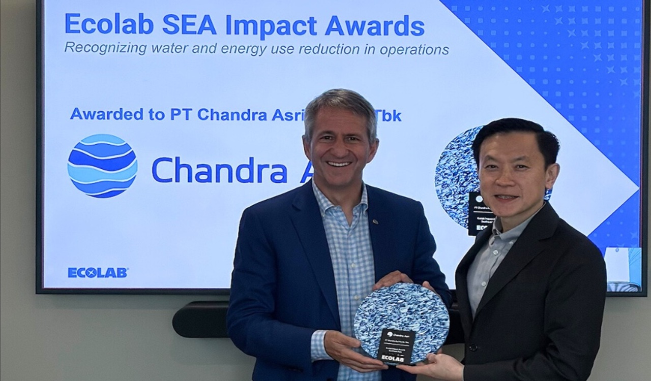 Chandra Asri Raih Penghargaan Ecolab Southeast Asia Impact Award Berkat Konservasi Air dan Efisiensi Energi