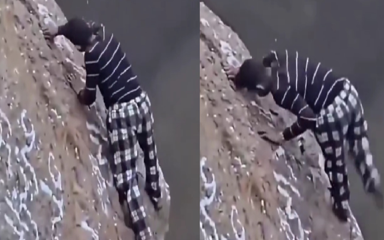 Tragis! Manusia Laba-Laba Yaman Tewas Terjatuh di Kawah Gunung Berapi Haradhat Damt