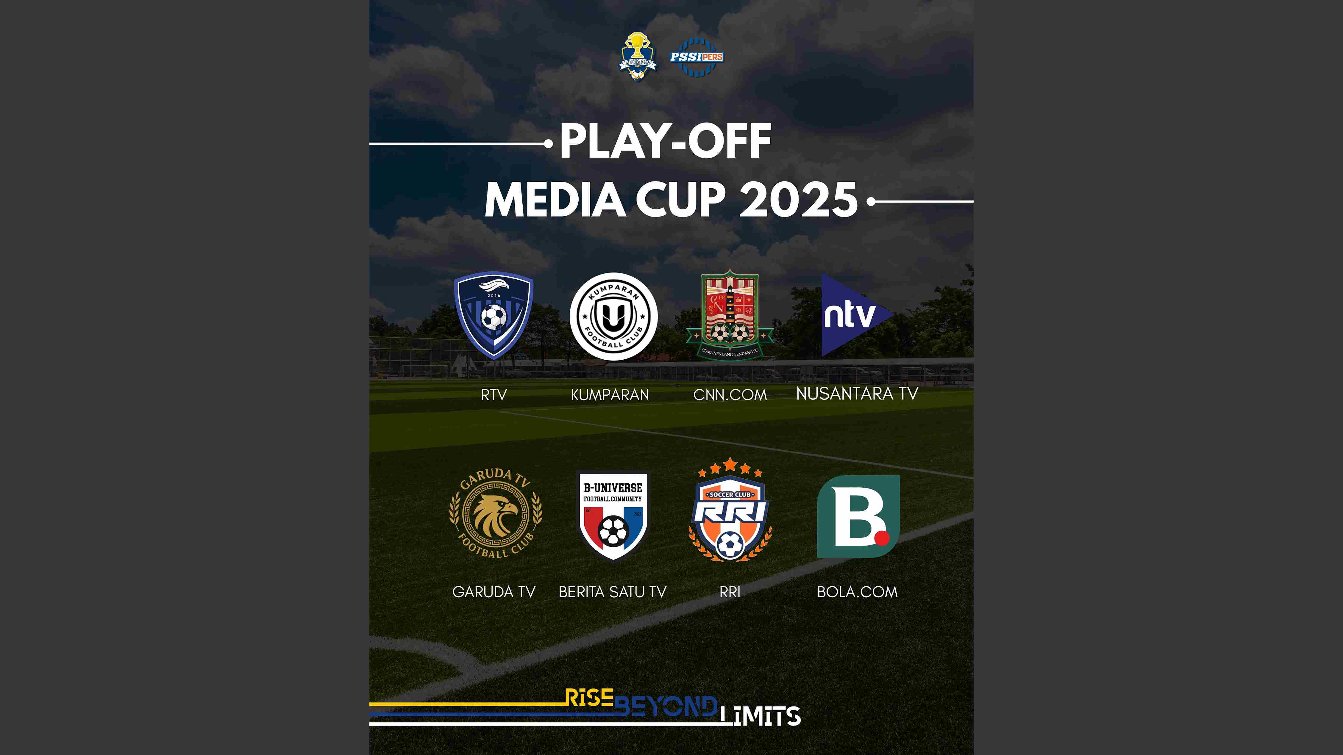 Media Cup 2025 Gelar Play-Off: 8 Tim Berebut Dua Tiket Lolos ke Partai Final