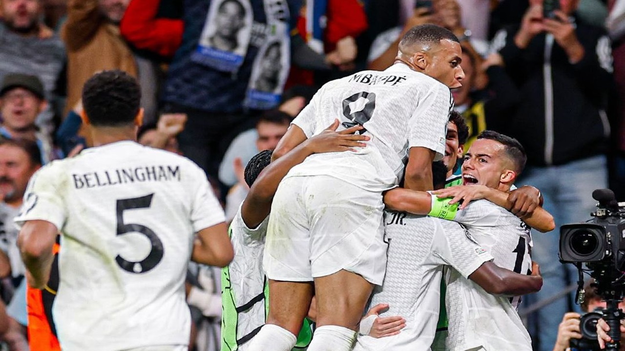 Hasil Liga Champions 2024/25: Real Madrid Hajar Dortmund, Juventus Terpongkeng di Kandang Sendiri