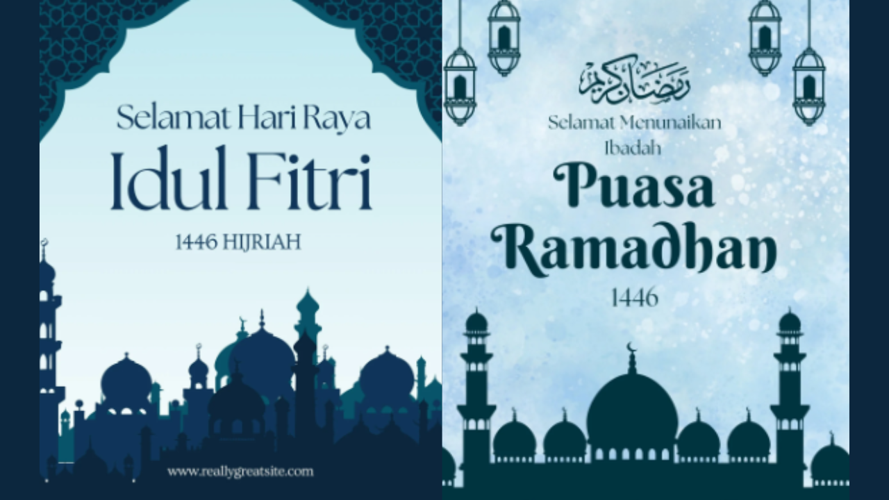 30 Link Download Poster Lebaran Idul Fitri 2025 Gratis dengan Desain dan Ucapan Menarik