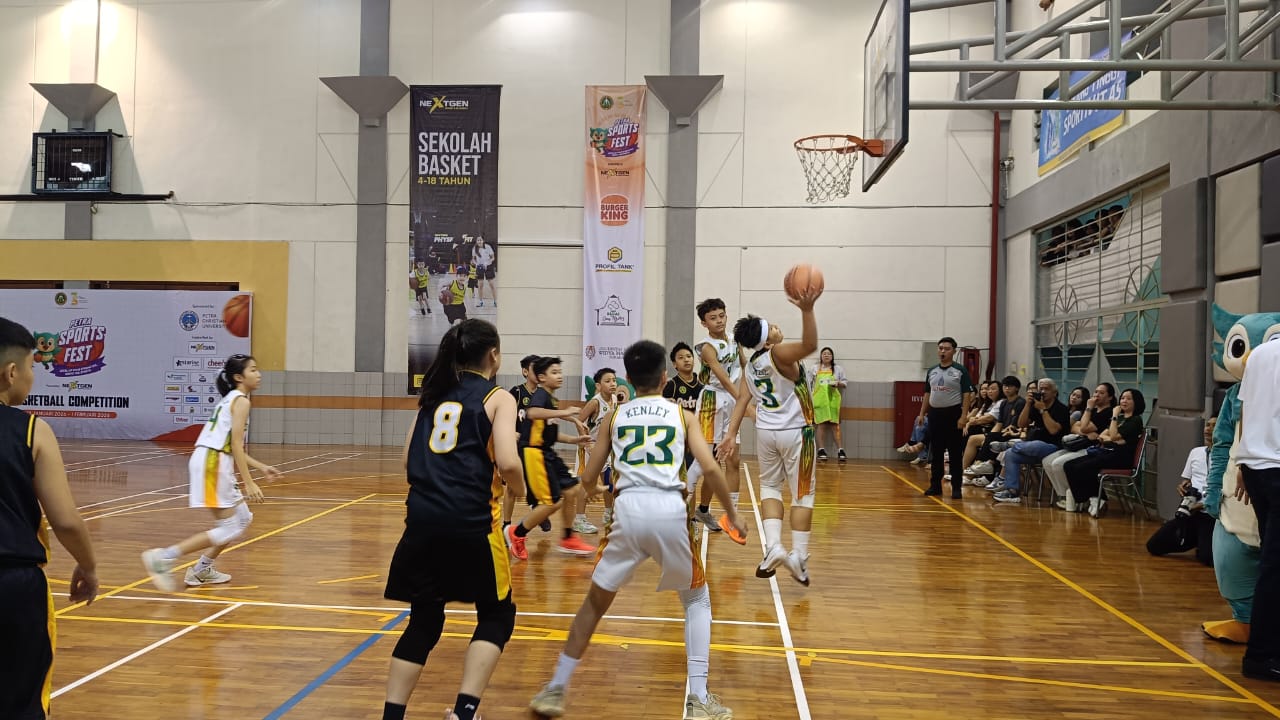 80 Tim Basket Pelajar Se-Jawa Timur Meriahkan Petra Sports Fest 2026