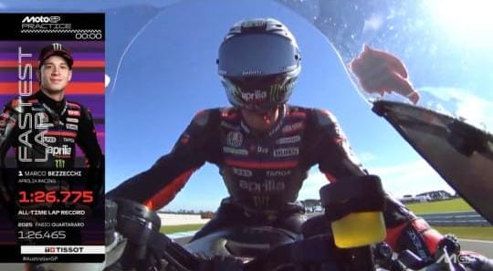 Practice MotoGP Australia 2026: Marco Bezzecchi Tercepat di Phillip Island, Asapi Marc Marquez