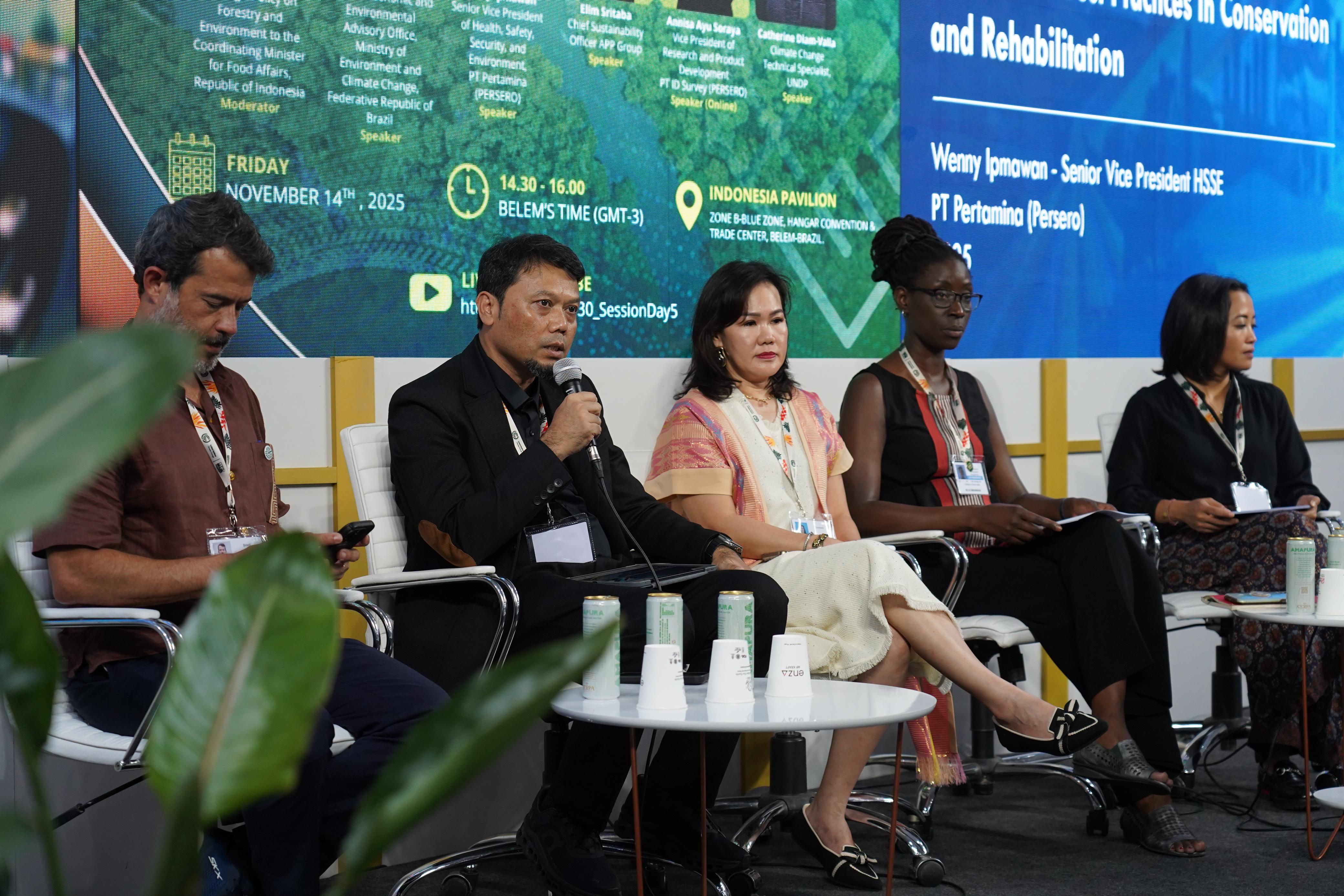 DI COP30 Brasil, Pertamina Paparkan Upaya Pelestarian Lingkungan dan Keanekaragaman Hayati Nusantara