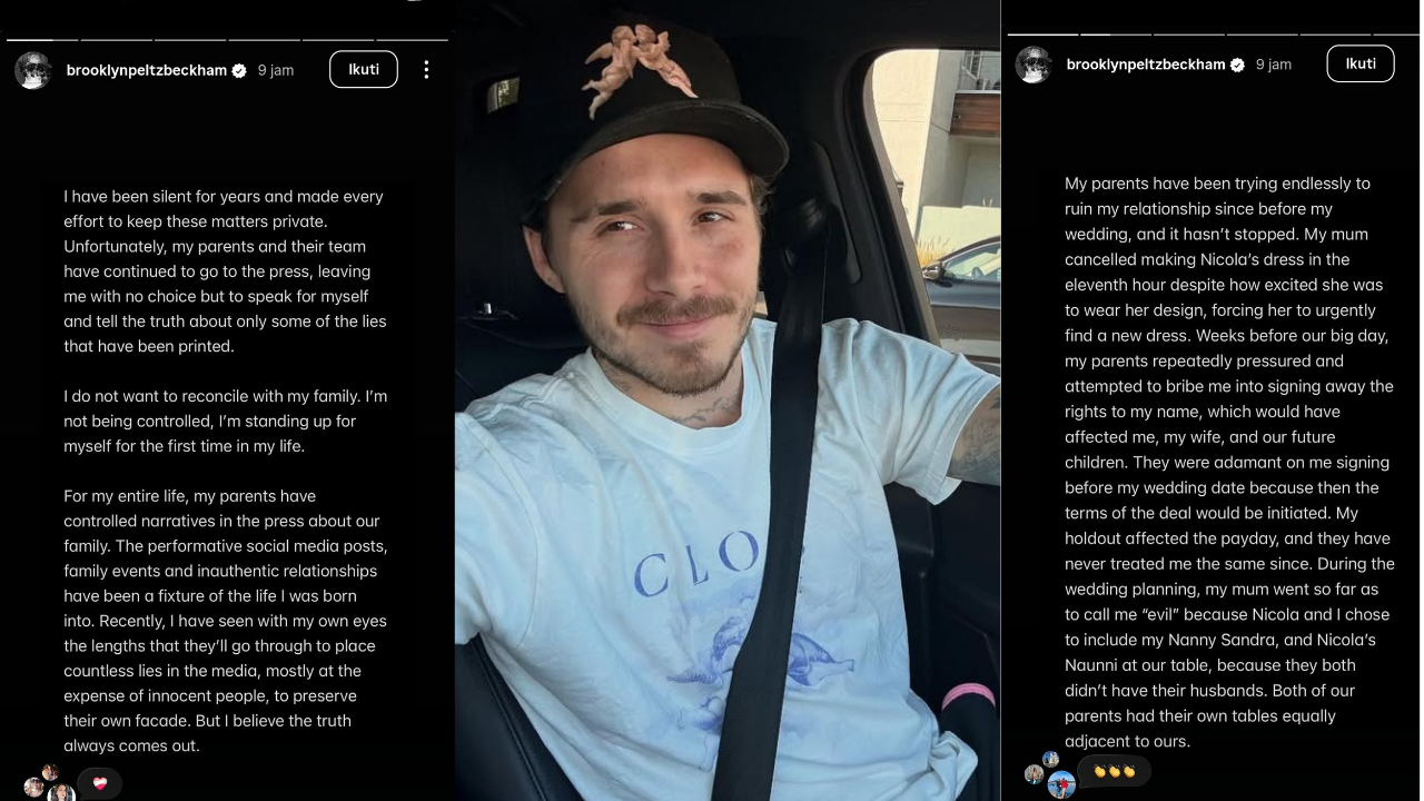 Postingan Anak David Beckham Bikin Kaget, Brooklyn Beckham Ungkap Kebobrokan Keluarga