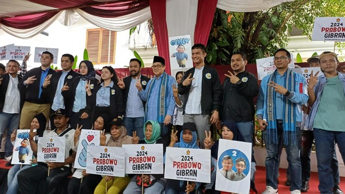 Datangi Kertanegara, Pegiat UMKM Deklarasi Dukung Prabowo-Gibran 