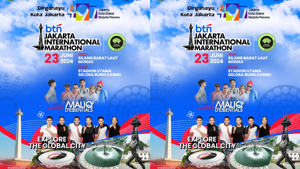 Siap-Siap! Maliq D'Essentials Bakal Tampil di Jakarta International Marathon 23 Juni 2024