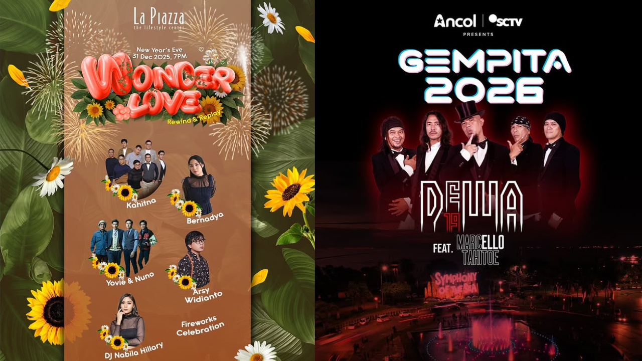 10 Acara Tahun Baru 2026 di Jakarta, Ada Konser Gratis hingga drone Show