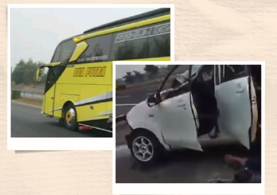 Trip Mania ke Anyer, Bus dan Avanza Putih Ugal-ugalan di Tol Hingga Kecelakaan: Salah Siapa?