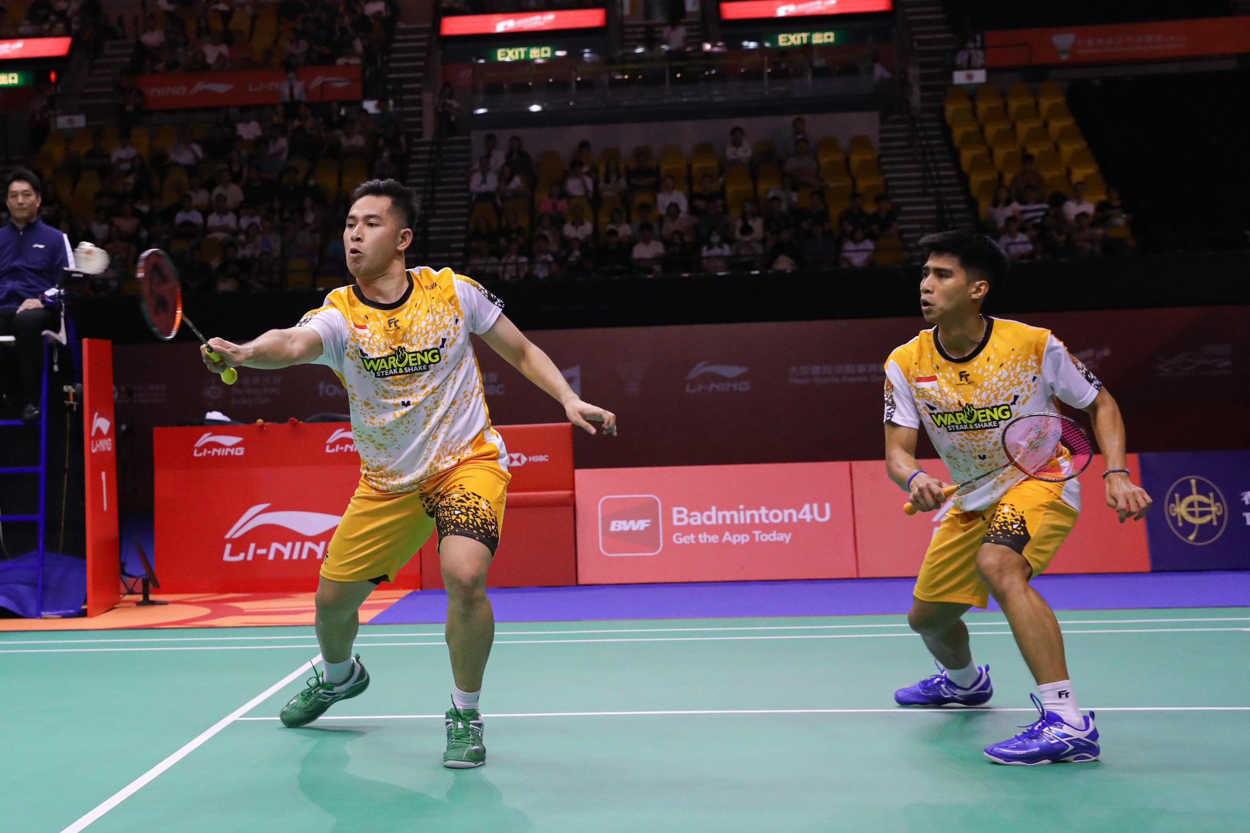 Hongkong Open 2024: Sabar/Reza Menangi Perang Saudara, Jumpa Juara Dunia 2023 di Final