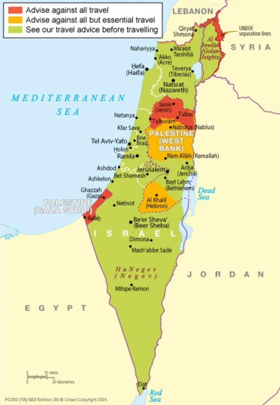 Inggris Perbarui Peta, Palestina Kini Berstatus Negara Berdaulat, Begini Penampakannya!