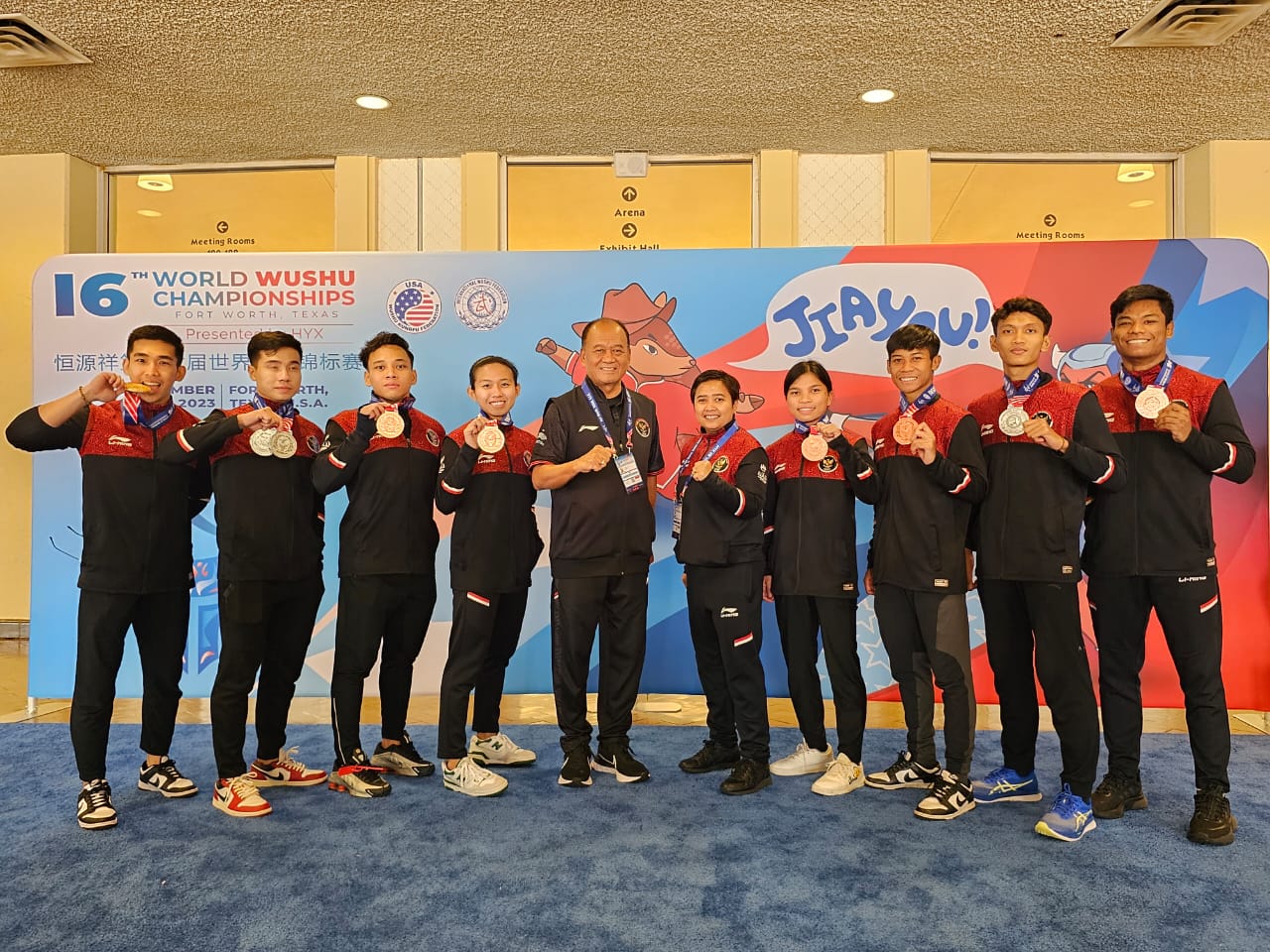 Harris Horatius Beraksi Lagi, Indonesia Raih 1 Emas, 3 Perak, dan 7 Perunggu di Kejuaraan Dunia Wushu 2023