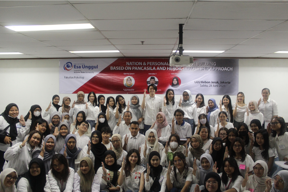 Esa Unggul Gelar Seminar Psikologi, Tegaskan Peran Nilai Pancasila dalam Membentuk Karakter Bangsa