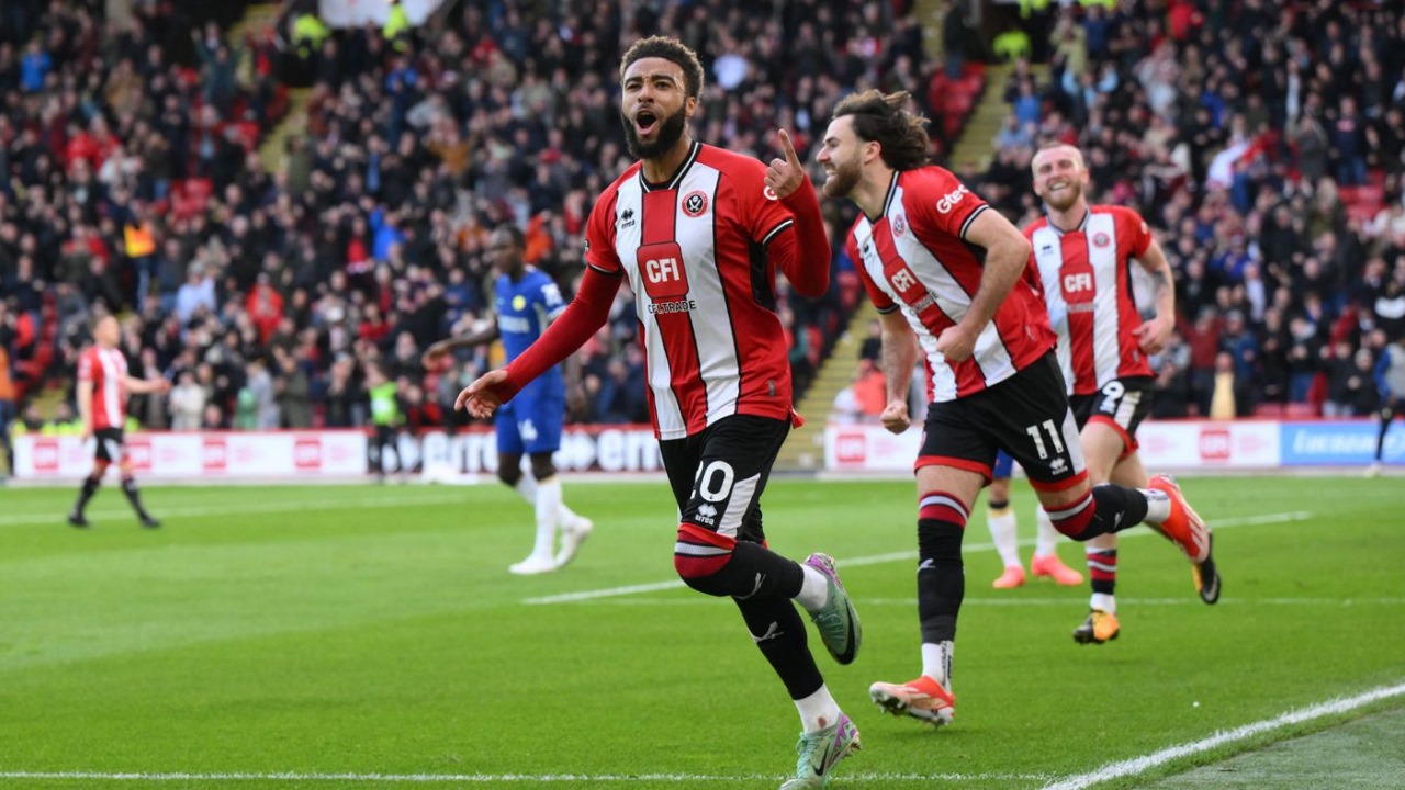 Sheffield United vs Chelsea 2-2: Gol Injury Time Oliver McBurnie Buyarkan Kemenangan The Blues