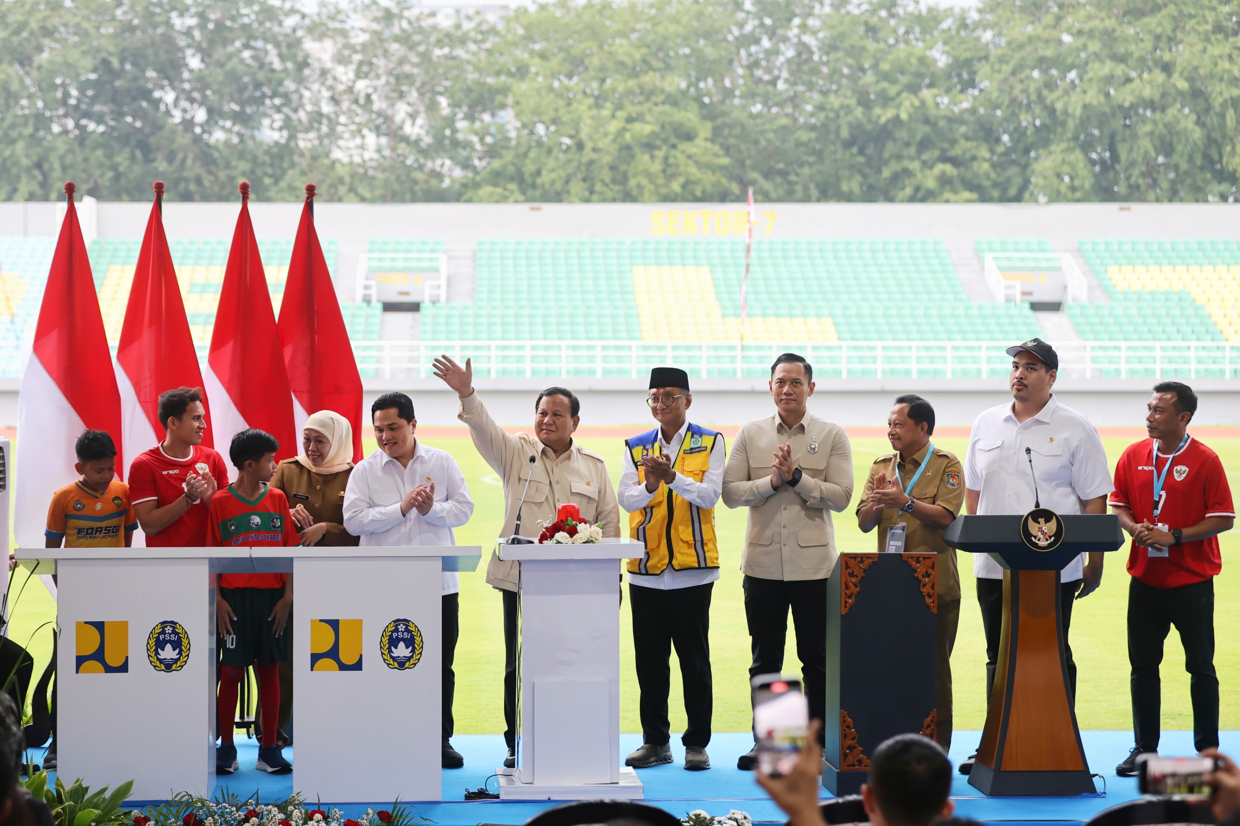 Presiden Prabowo Subianto Resmikan 17 Stadion Standar FIFA, Berikut Daftarnya