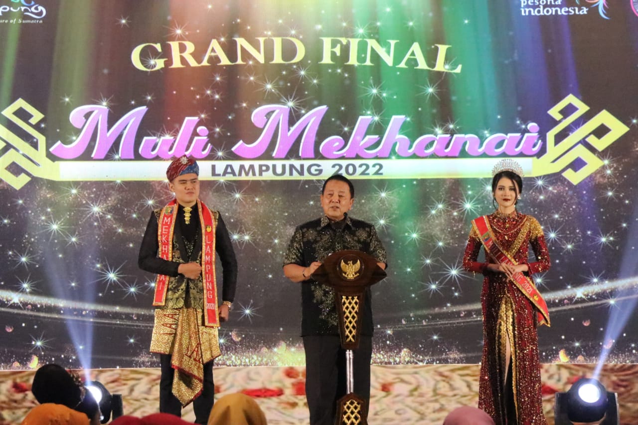 Hadiri Pemilihan Muli Mekhanai, Arinal : Pemuda Makin Peduli dan Berperan Aktif Bangun Lampung