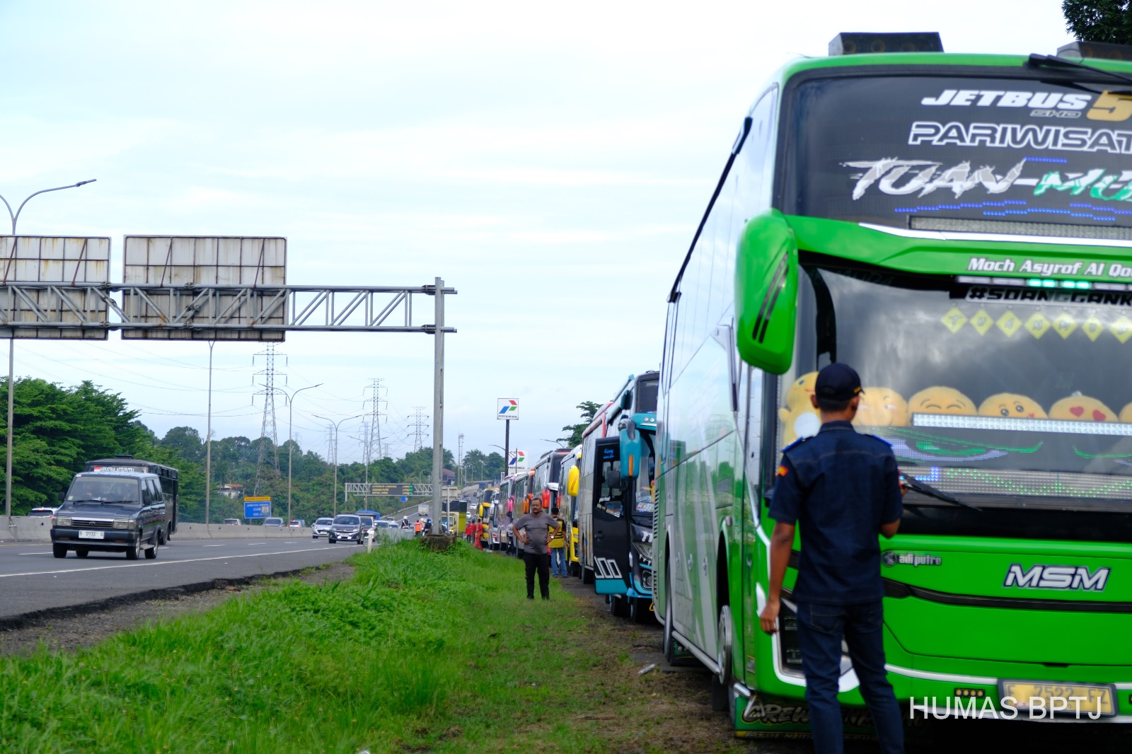 BPTJ Gelar Ramp Check Gabungan di Jalur Menuju Puncak Bogor