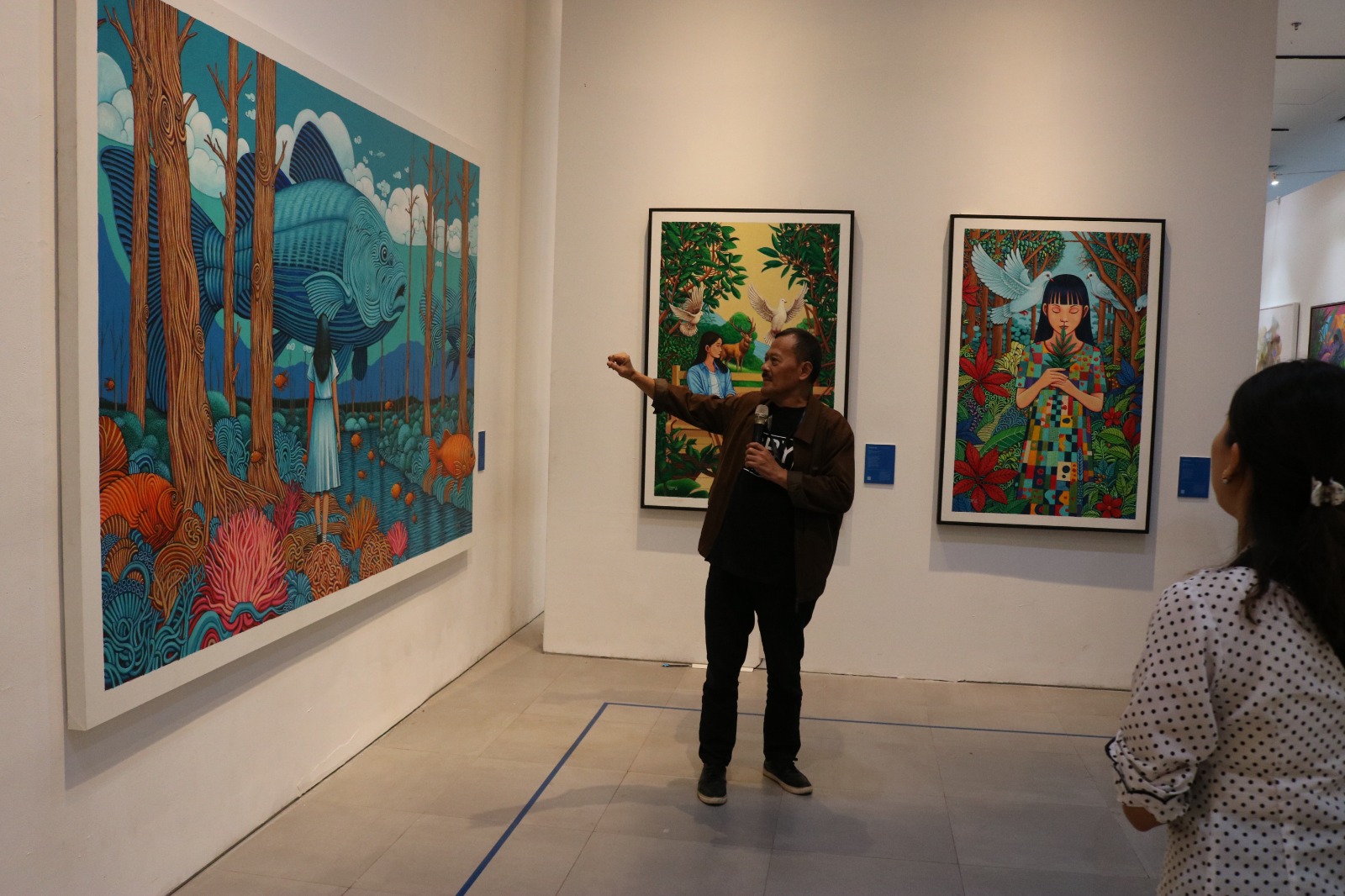 Kerusakan Alam Jadi Pesan Penting di Pameran Art for Peace and a Better Future