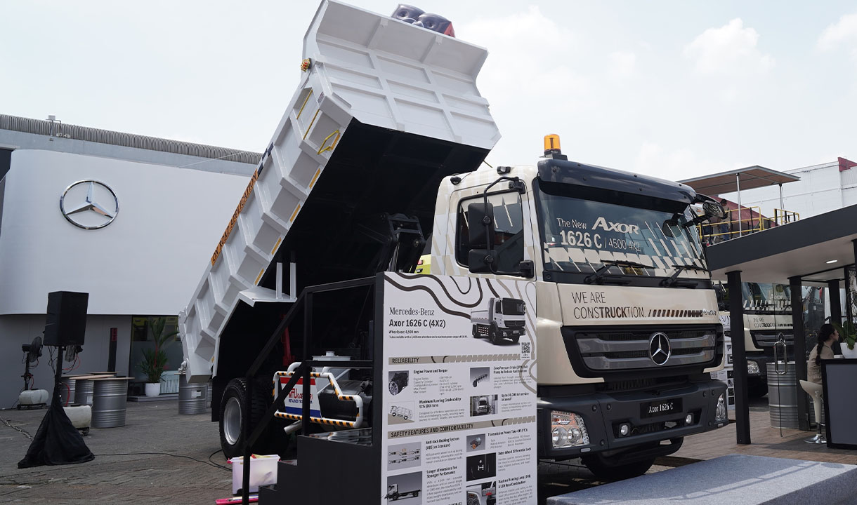 Luncuran Axor 1626 C di Construction and Mining Indonesia, DCVI Perkuat Lini Truk Mercedes-Benz