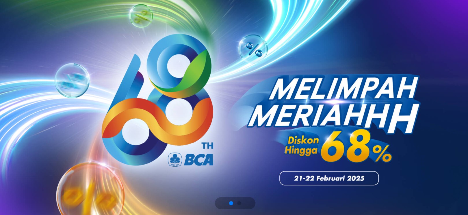 BCA HUT ke-68, Ini Daftar Promo Menarik Mulai dari Potongan 68 Persen hingga Harga Cuma 68 Ribu!