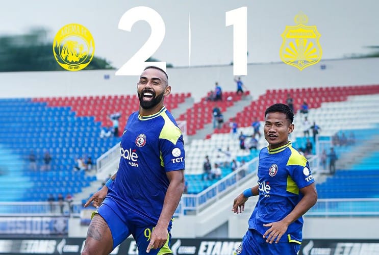 Arema FC vs Bhayangkara FC 2-1, Dalberto Luan Gacor!